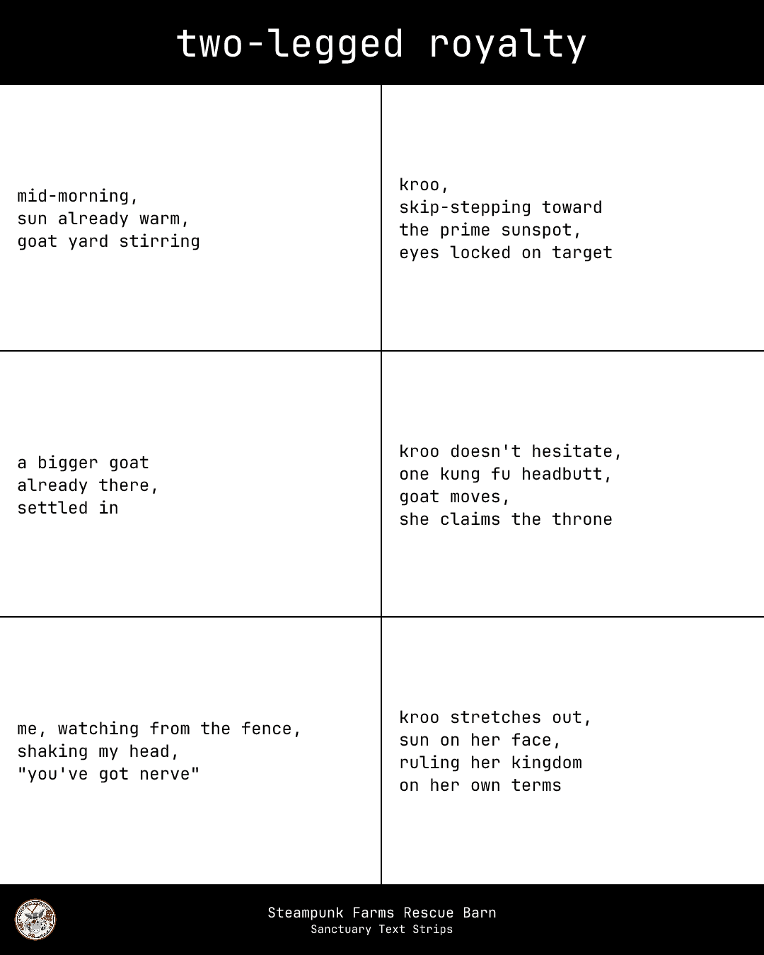 Sanctuary Strip — Two-Legged Royalty